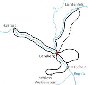Sterntour Bamberg - Karte